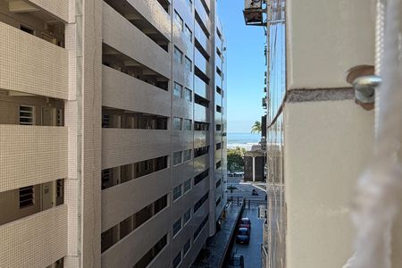 Vista  de apartamento para alugar com 1 quarto, 28m² em José Menino, Santos