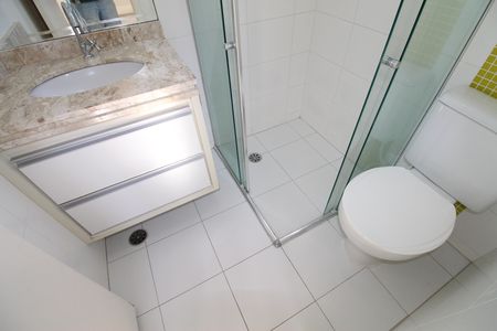 Apartamento para alugar com 80m², 3 quartos e 2 vagasBanheiro da Suíte