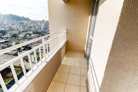 Varanda da Sala de apartamento para alugar com 2 quartos, 43m² em Jardim Record, Taboão da Serra