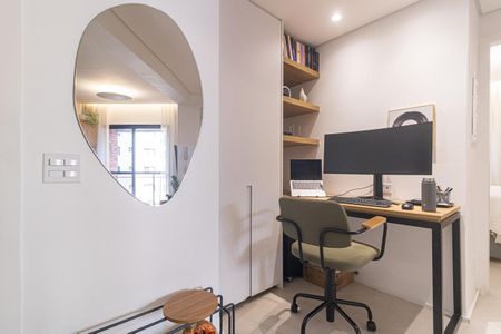 Apartamento para alugar com 42m², 1 quarto e 1 vagaEscritório