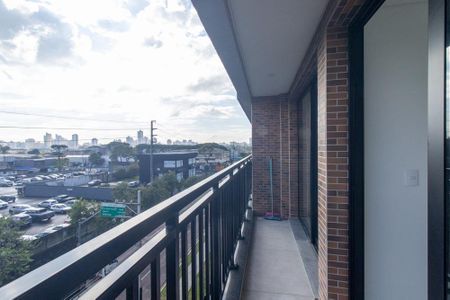 Apartamento para alugar com 34m², 1 quarto e sem vagaVaranda da Sala/Quarto
