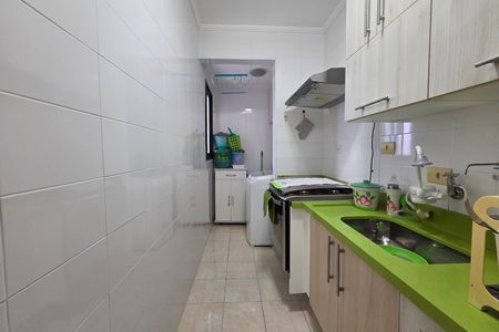 Cozinha de apartamento para alugar com 2 quartos, 87m² em Vila Caiçara, Praia Grande