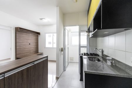 Cozinha de apartamento para alugar com 1 quarto, 33m² em Barra Funda, São Paulo