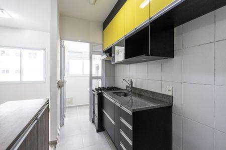 Cozinha de apartamento para alugar com 1 quarto, 33m² em Barra Funda, São Paulo