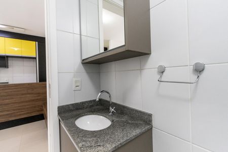 Banheiro de apartamento para alugar com 1 quarto, 33m² em Barra Funda, São Paulo