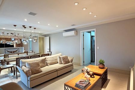 Sala de apartamento para alugar com 3 quartos, 148m² em Gonzaga, Santos
