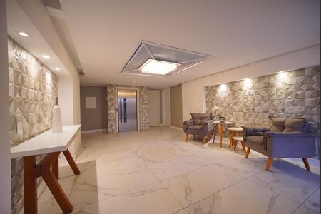 Hall de entrada de apartamento para alugar com 3 quartos, 99m² em Capoeiras, Florianópolis
