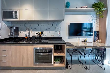 Apartamento para alugar com 28m², 1 quarto e sem vaga