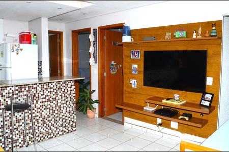 Sala de apartamento à venda com 2 quartos, 51m² em Pousada Santo Antonio, Belo Horizonte