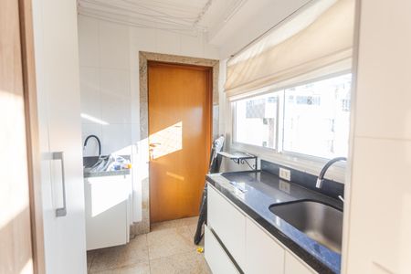 Área de Serviço de apartamento à venda com 3 quartos, 127m² em Santo Agostinho, Belo Horizonte