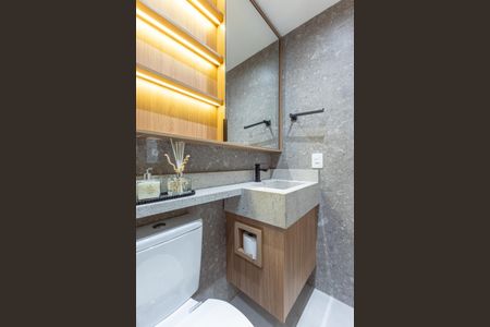 Apartamento para alugar com 41m², 1 quarto e sem vaga Apartamento para alugar com 41m², 1 quarto e sem vagaBanheiro da Suíte