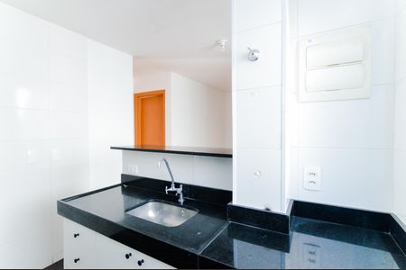 Cozinha de apartamento para alugar com 2 quartos, 38m² em Vila Rio de Janeiro, Guarulhos