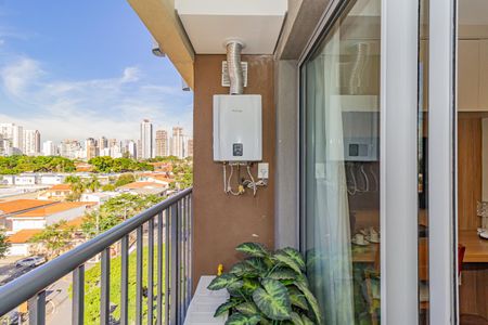 Varanda de kitnet/studio à venda com 1 quarto, 24m² em Vila Cordeiro, São Paulo