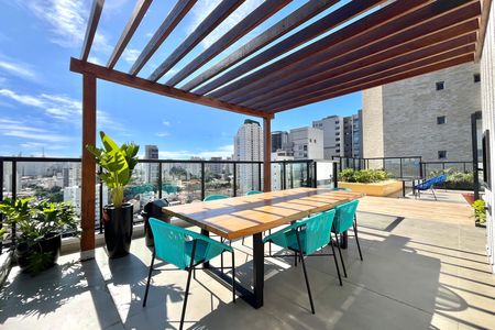 Studio para alugar com 20m², 1 quarto e sem vaga Studio para alugar com 20m², 1 quarto e sem vagaÁrea comum - Churrasqueira