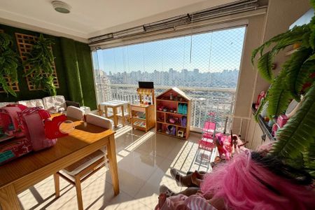 Varanda de apartamento à venda com 2 quartos, 82m² em Vila Gumercindo, São Paulo
