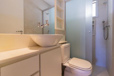 Banheiro 2 de apartamento para alugar com 1 quarto, 100m² em Pinheiros, São Paulo