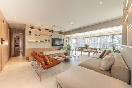 Sala de apartamento para alugar com 4 quartos, 180m² em Jardim das Acacias, São Paulo