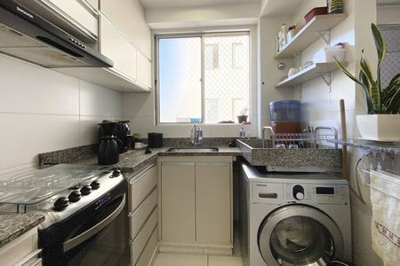 Cozinha de apartamento à venda com 2 quartos, 47m² em Salgado Filho, Belo Horizonte
