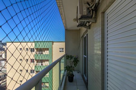 Sacada  de apartamento para alugar com 1 quarto, 45m² em Boqueirão, Praia Grande