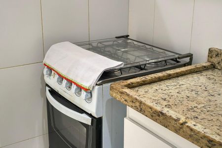 Cozinha  de apartamento para alugar com 1 quarto, 45m² em Boqueirão, Praia Grande