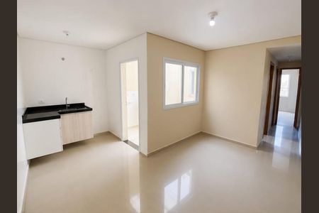 Cozinha de casa de condomínio à venda com 2 quartos, 56m² em Jardim Santo Alberto, Santo André