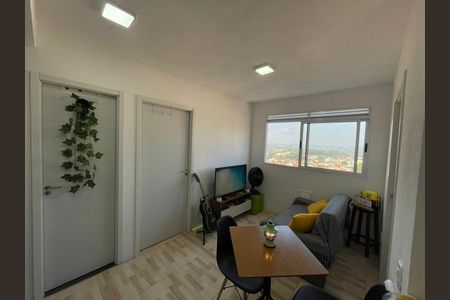 Sala de apartamento para alugar com 2 quartos, 34m² em Veleiros, São Paulo