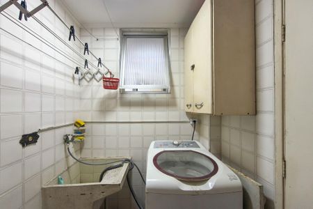 Área de Serviço de apartamento para alugar com 2 quartos, 80m² em Guilhermina, Praia Grande