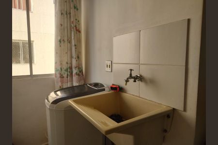 Área de serviço de apartamento para alugar com 2 quartos, 42m² em Residencial Cosmos, Campinas