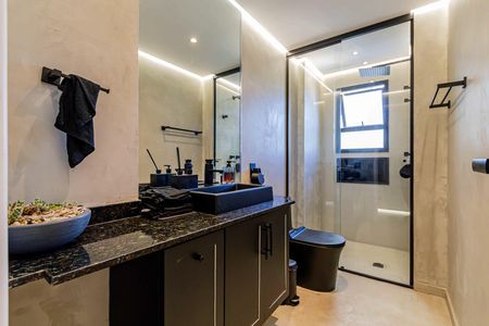 Apartamento à venda com 149m², 2 quartos e 3 vagas Apartamento à venda com 149m², 2 quartos e 3 vagasBanheiro social