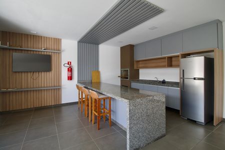 Área comum - Espaço Gourmet de apartamento para alugar com 2 quartos, 45m² em Atuba, Curitiba