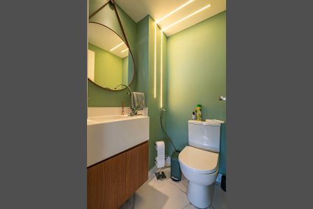 Lavabo de apartamento para alugar com 1 quarto, 50m² em Vila Anglo Brasileira, São Paulo