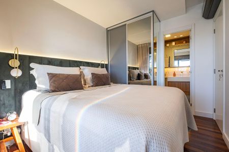 Suíte de apartamento para alugar com 1 quarto, 50m² em Vila Anglo Brasileira, São Paulo