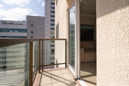 Varanda da Sala de apartamento para alugar com 1 quarto, 56m² em Centro, Curitiba