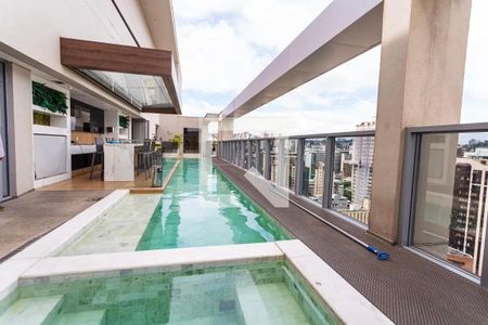 Área comum - Piscina de kitnet/studio à venda com 1 quarto, 44m² em Savassi, Belo Horizonte