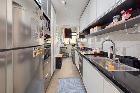 Cozinha de apartamento à venda com 3 quartos, 79m² em Aclimação, São Paulo