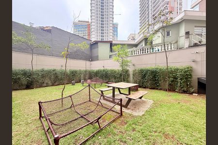 Área comum de kitnet/studio para alugar com 1 quarto, 22m² em Santo Amaro, São Paulo