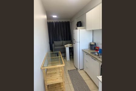 Cozinha de apartamento para alugar com 1 quarto, 42m² em Jardim da Luz, Goiânia