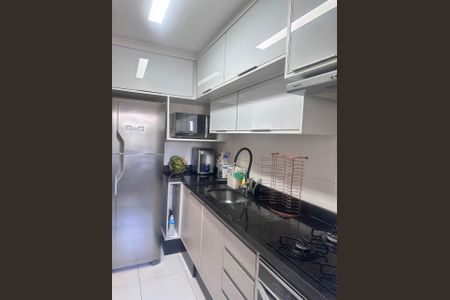 Cozinha de apartamento à venda com 2 quartos, 52m² em Jardim do Lago, Campinas