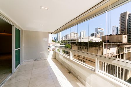 Varanda da Sala de apartamento para alugar com 4 quartos, 160m² em Lourdes, Belo Horizonte