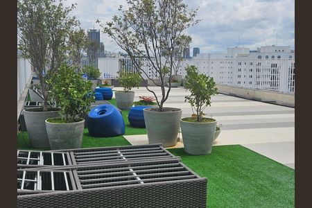 Área comum de kitnet/studio à venda com 1 quarto, 26m² em Santo Amaro, São Paulo