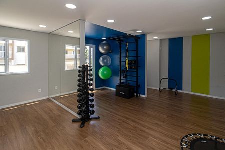 Apartamento para alugar com 35m², 2 quartos e sem vaga Apartamento para alugar com 35m², 2 quartos e sem vagaacademia_3