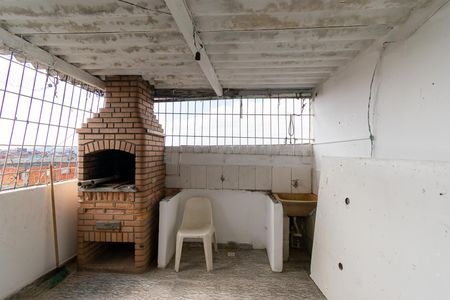 Área de Serviço e Churrasqueira de casa à venda com 3 quartos, 49m² em Parque dos Bancarios, São Paulo