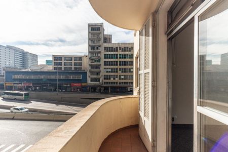 Varanda da Sala de apartamento para alugar com 1 quarto, 90m² em Centro Histórico de São Paulo, São Paulo