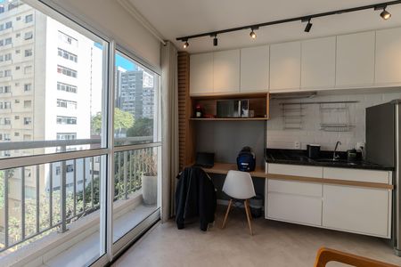 Studio para alugar com 27m², 1 quarto e sem vaga Studio para alugar com 27m², 1 quarto e sem vagaCozinha