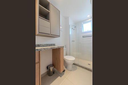 Studio para alugar com 27m², 1 quarto e sem vaga Studio para alugar com 27m², 1 quarto e sem vagaBanheiro