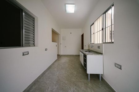 Cozinha de casa para alugar com 1 quarto, 32m² em Jardim Sao Nicolau, São Paulo