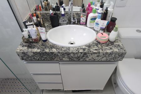 Banheiro da Suite de apartamento à venda com 3 quartos, 140m² em Ouro Preto, Belo Horizonte
