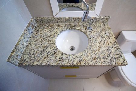 Banheiro da Suíte de apartamento para alugar com 2 quartos, 84m² em Vila Hortência, Sorocaba