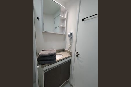 Banheiro de apartamento para alugar com 1 quarto, 21m² em Centro Histórico de São Paulo, São Paulo