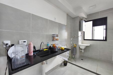 Cozinha de apartamento para alugar com 2 quartos, 47m² em Residencial Parque da Fazenda, Campinas